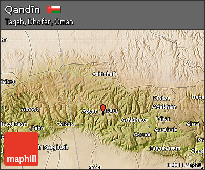 Satellite Map of Qandīn