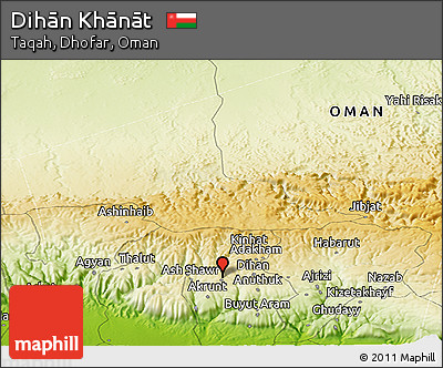 Physical Panoramic Map of Dihān Khānāt