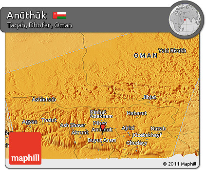 Political Panoramic Map of Anūthūk