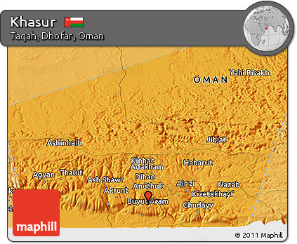 Political Panoramic Map of Khasur