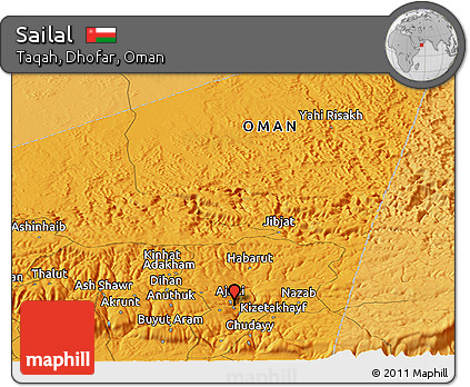 Political Panoramic Map of Sailal