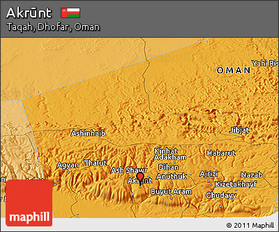 Political Panoramic Map of Akrūnt