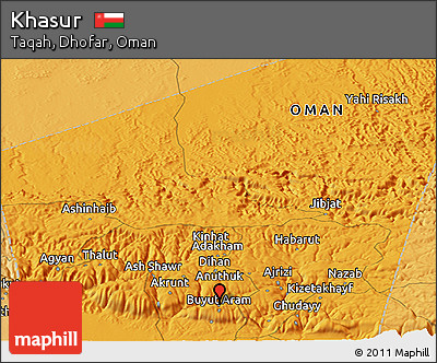 Political Panoramic Map of Khasur