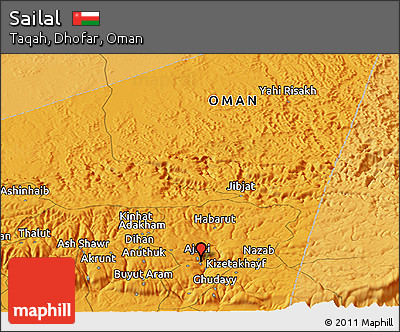 Political Panoramic Map of Sailal