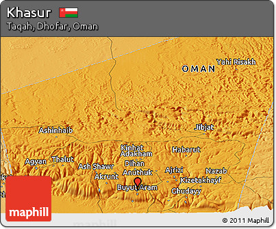 Political Panoramic Map of Khasur