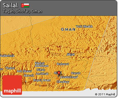 Political Panoramic Map of Sailal