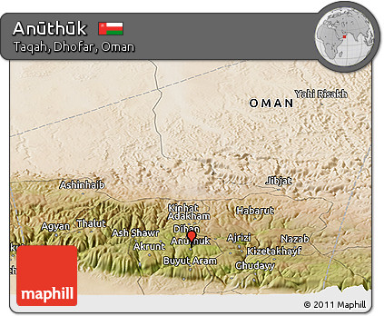 Satellite Panoramic Map of Anūthūk