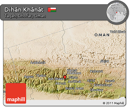 Satellite Panoramic Map of Dihān Khānāt