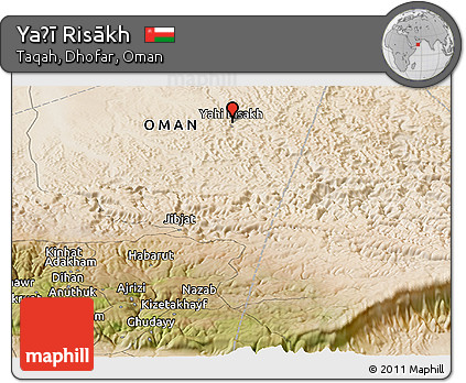 Satellite Panoramic Map of Yaḩī Risākh