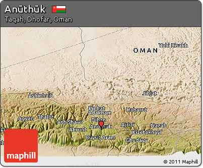 Satellite Panoramic Map of Anūthūk
