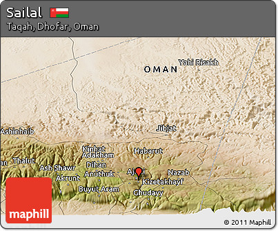 Satellite Panoramic Map of Sailal