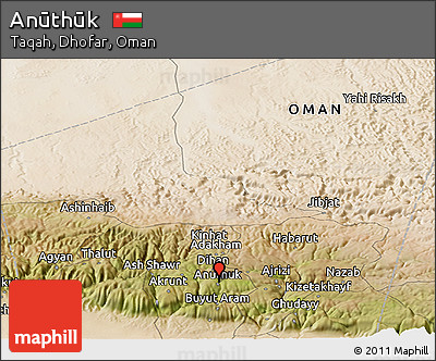 Satellite Panoramic Map of Anūthūk