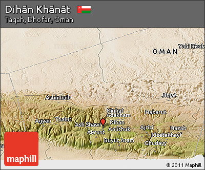 Satellite Panoramic Map of Dihān Khānāt