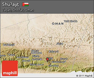 Satellite Panoramic Map of Shuḩayţ