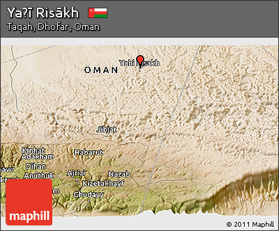 Satellite Panoramic Map of Yaḩī Risākh