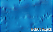 Shaded Relief Map of the area around 17° 20' 20" N, 55° 10' 29" W