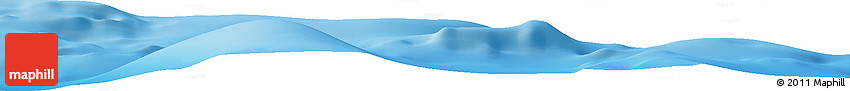 Shaded Relief Horizon Map of the Area around 17° 20' 20" N, 57° 52' 30" E