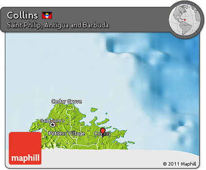 Physical 3D Map of Collins