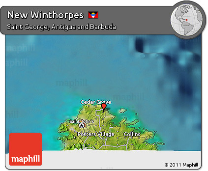 Satellite 3D Map of New Winthorpes