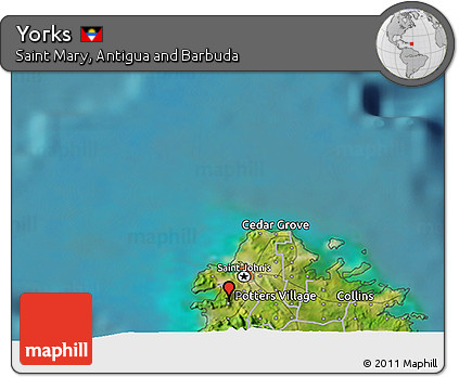 Satellite 3D Map of Yorks