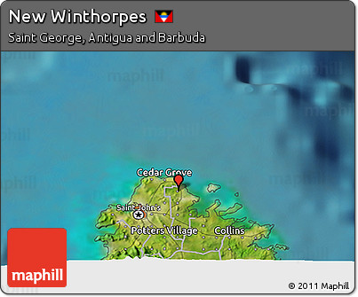 Satellite 3D Map of New Winthorpes