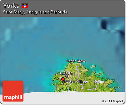 Satellite 3D Map of Yorks