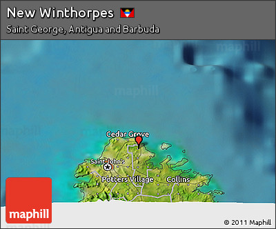 Satellite 3D Map of New Winthorpes