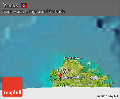 Satellite 3D Map of Yorks
