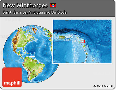 Physical Location Map of New Winthorpes
