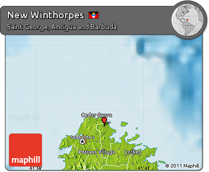 Physical Map of New Winthorpes