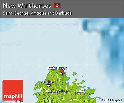 Physical Map of New Winthorpes