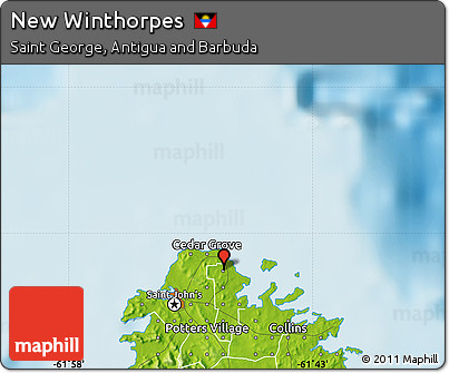 Physical Map of New Winthorpes