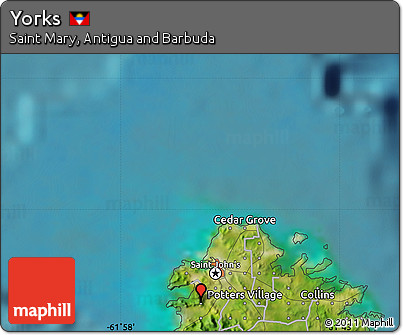 Satellite Map of Yorks