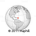 Outline Map of the Area around 17° 20' 20" N, 61° 58' 30" W, rectangular outline