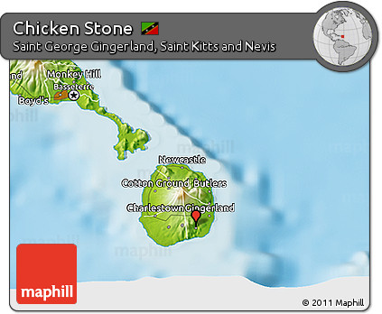 Physical 3D Map of Chicken Stone