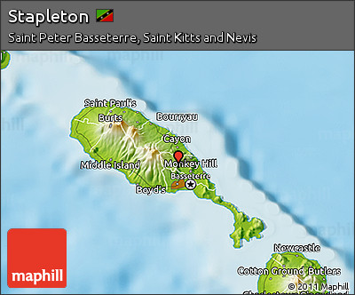 Physical 3D Map of Stapleton