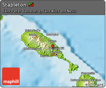 Physical 3D Map of Stapleton