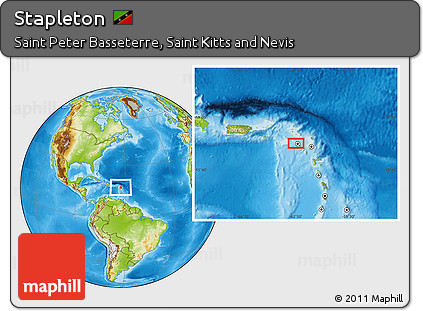 Physical Location Map of Stapleton