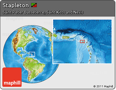 Physical Location Map of Stapleton