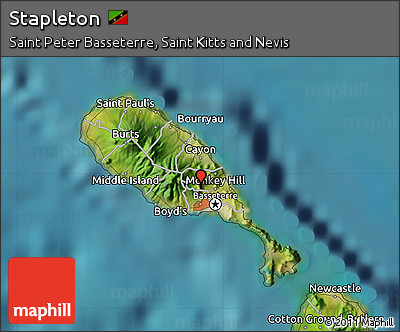 Satellite Map of Stapleton