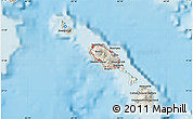 Shaded Relief Map of Whitehall