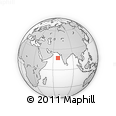 Outline Map of the Area around 17° 20' 20" N, 67° 13' 29" E, rectangular outline
