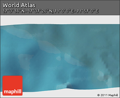 Satellite 3D Map of the Area around 17° 20' 20" N, 71° 28' 29" E