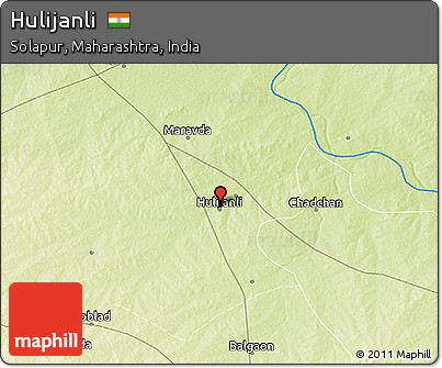 Physical 3D Map of Hulijanli