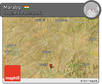 Satellite 3D Map of Marabgi