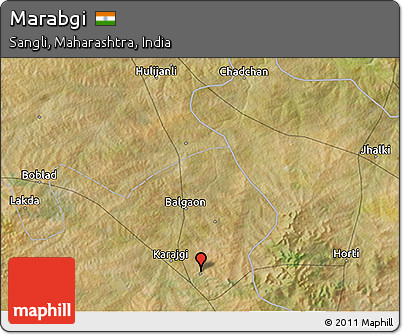 Satellite 3D Map of Marabgi