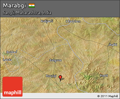 Satellite 3D Map of Marabgi