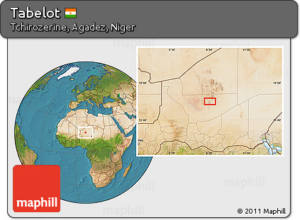 Satellite Location Map of Tabelot