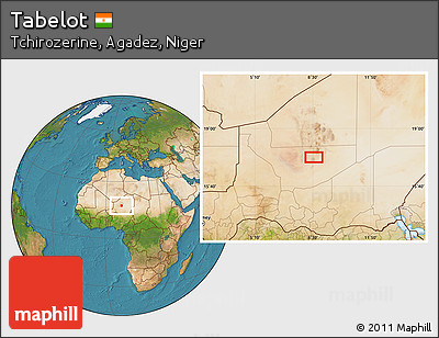 Satellite Location Map of Tabelot