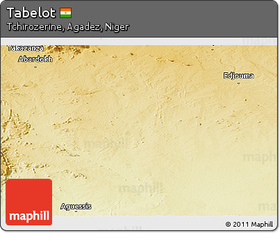 Physical Panoramic Map of Tabelot
